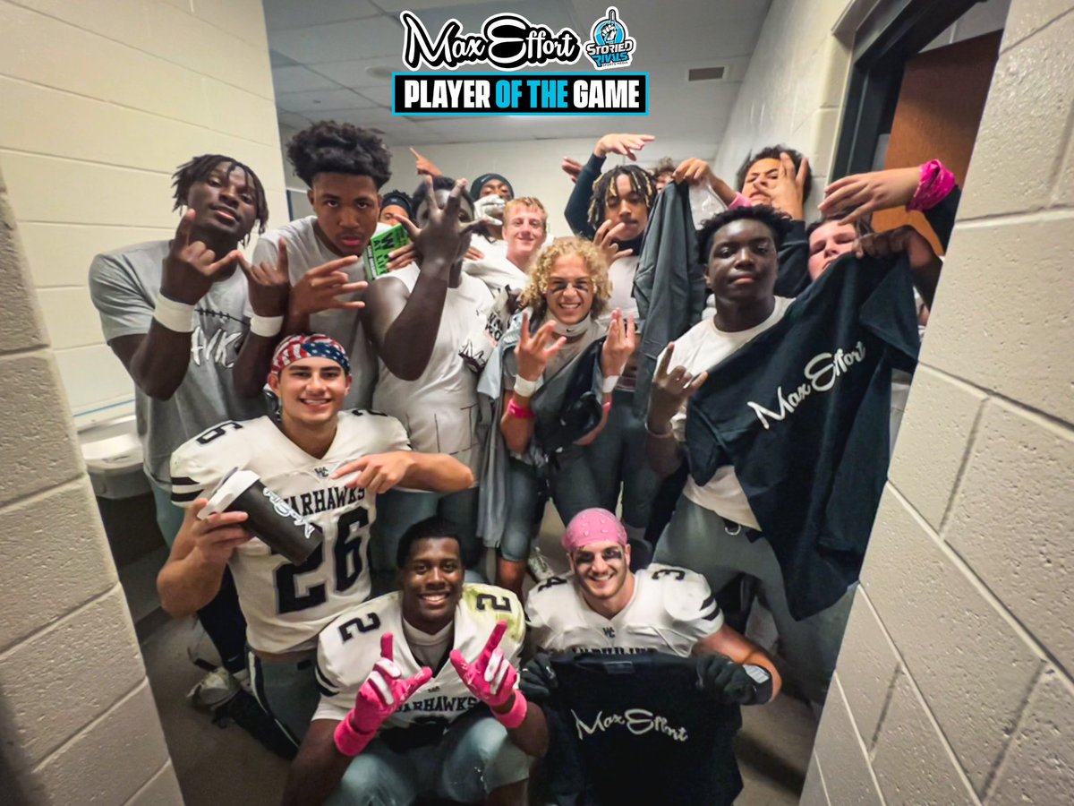 Storied Rivals® (@storiedrivals) on Twitter photo Show some love to the <a href="/WCHS_Football/">WCHS 🏈 Warhawks</a> defense - pitching a shutout ON THE ROAD.
That’s a collective <a href="/maxeffortmuscle/">Max Effort Muscle</a> Players of the Game 💪
Multiple interceptions and 4th down stops, locking down the Comets all night. Show some love to the <a href="/WCHS_Football/">WCHS 🏈 Warhawks</a> defense - pitching a shutout ON THE ROAD.
That’s a collective <a href="/maxeffortmuscle/">Max Effort Muscle</a> Players of the Game 💪
Multiple interceptions and 4th down stops, locking down the Comets all night.