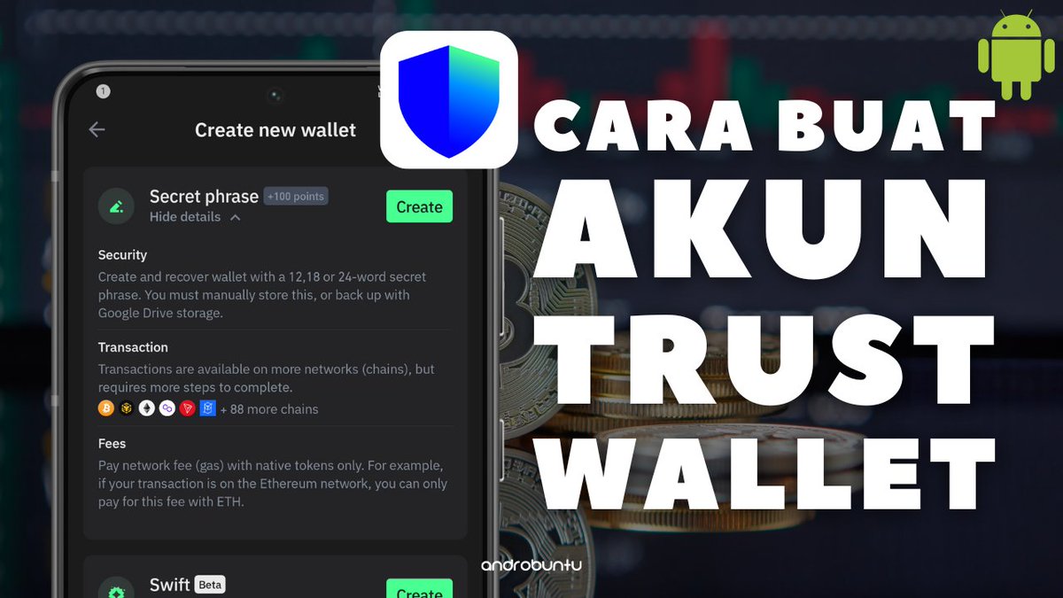 androbuntuco's tweet photo. Buat Sobat Androbuntu yang pingin bikin wallet atau akun baru di Trust Wallet, langsung aja tonton tutorial ini. #androbuntu #trustwallet

https://t.co/5cqqlQAID5 https://t.co/bC2qQtxQej