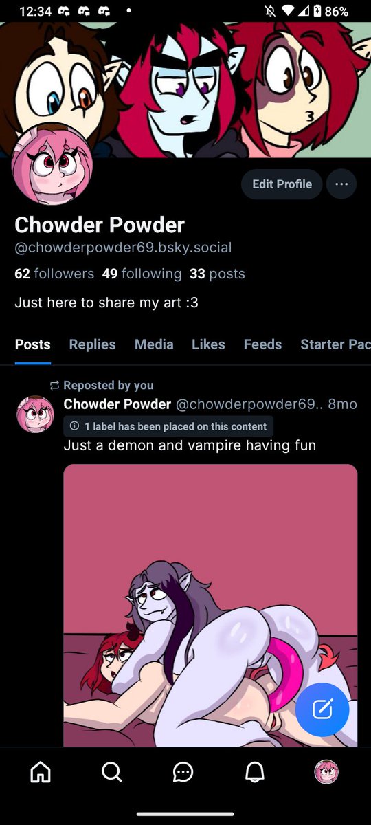 🔞Chowder Powder 🔞 tweet media