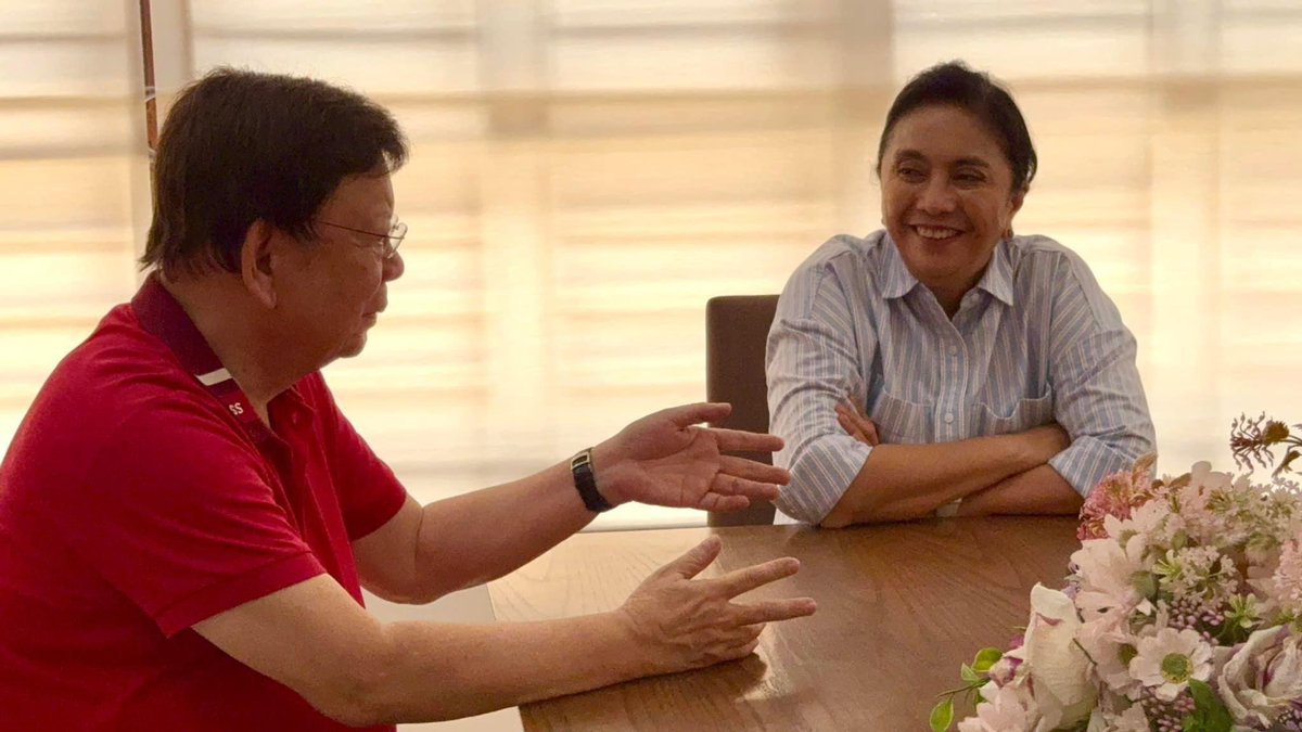 newswatchplusph's tweet photo. LOOK: Senatorial aspirant and Sagip party-list Rep. Rodante Marcoleta visited former Vice President Leni Robredo in Naga City. 

Marcoleta is a known ally of former President Rodrigo Duterte and his daughter, Vice President Sara Duterte. | @TristanNodalo 

📸 Rodante Marcoleta https://t.co/HgVFtHBjGp