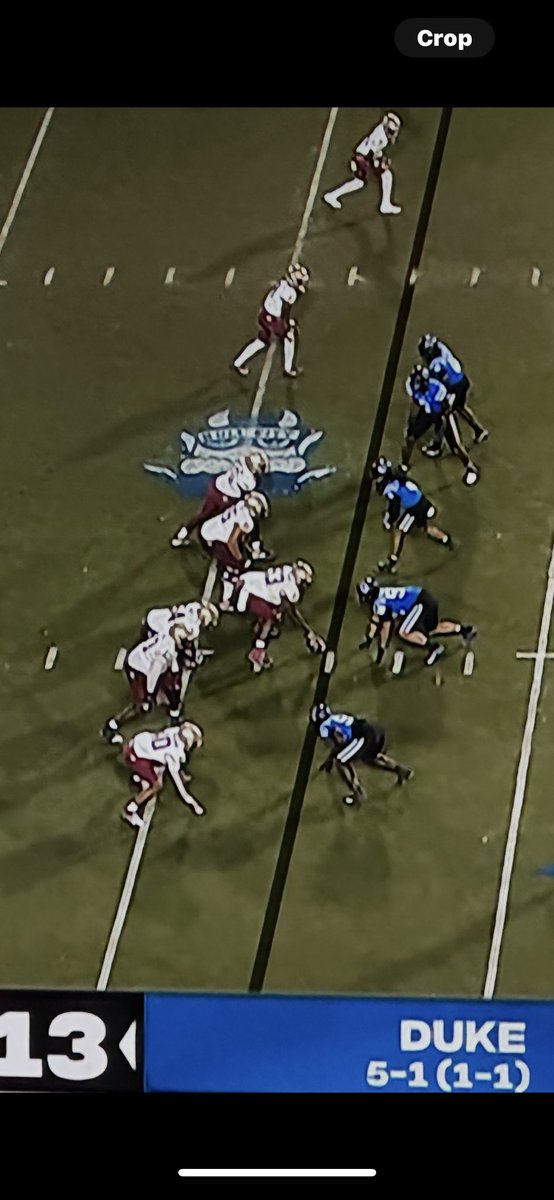 MrCeedamofo's tweet photo. Hey @ACCFootball, why is @FSUFootball able to continuously line up like this with no illegal formation call? https://t.co/q4jakkjC41