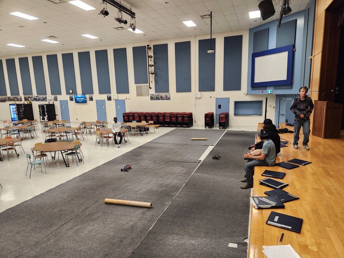 STEAMRC_TVDSB's tweet photo. Big Thanks to the crew at Windsor RC!!!! Had a chance to "roll out the carpet" and to some testing this week at PCI. A huge donation of enough CRC Carpet to cover a 36x60 area. This is going to totally change the game here at TVDSB RC. https://t.co/dSyrLUBfEA