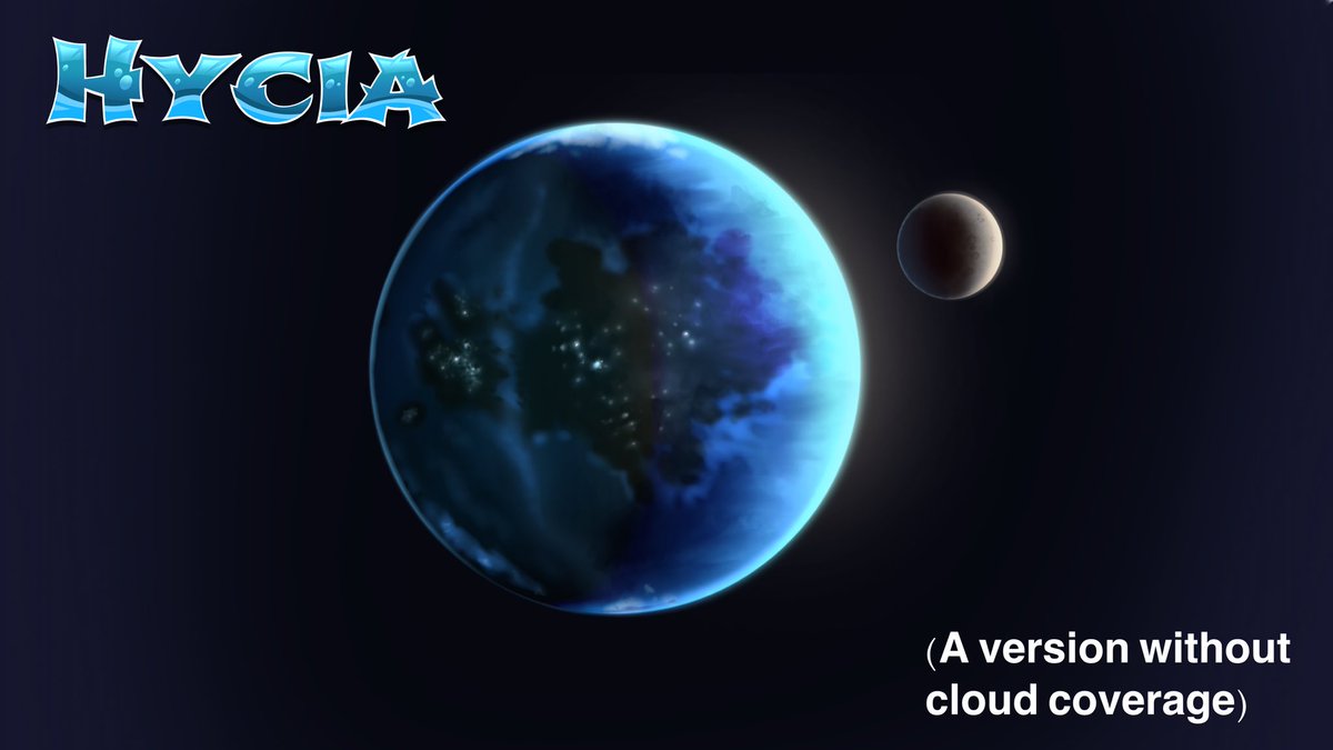 HyciaHub's tweet photo. I made an illustration of the planet Hycia, plus wrote a little bit about the inspiration behind its design and world of the card game as a whole!

#cardgame #tabletop #indiegame #kickstarter #marinebiology #fish #hycean https://t.co/G0NAbI3dAu