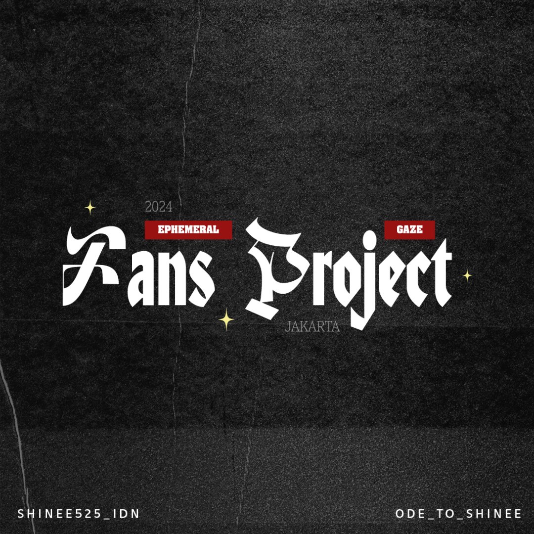 [[ FANS PROJECT - EPHEMERAL GAZE IN JAKARTA ]]

We’re excited to share our fan project for Taemin’s "Ephemeral Gaze" in Jakarta right here in this thread! 🎉

Stay tuned for all the details and Let’s show our love for Taemin! 💖

#TAEMIN #Ephemeral_Gaze #Ephemeral_Gaze_Jakarta