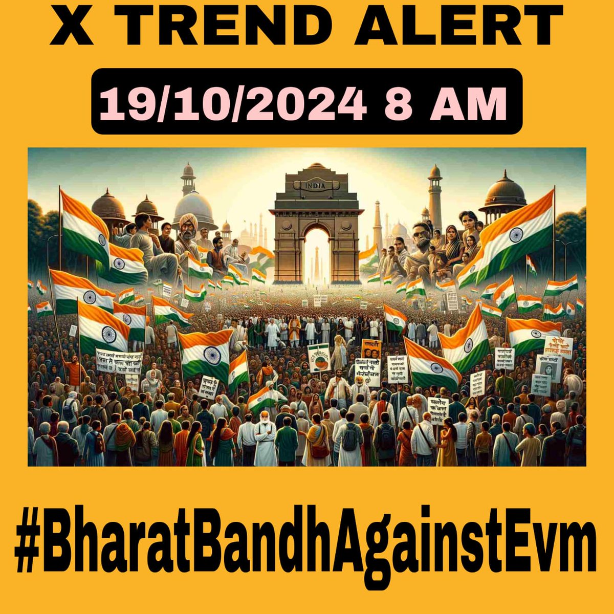 Please Support 🙏 
<a href="/AdvAghara/">Adv Narendra Aghara</a>
<a href="/SINDHAV_SP/">प्रकाश</a>
<a href="/kiran_patniak/">किरण पट्टनायक (#BanEVM)</a>
@Sanjaybharti0
<a href="/Archana_voice/">Archana Ambedkar ( बहुजन शेरनी )</a>
<a href="/ArvindK33789319/">Arvind Kumar Ravi</a>
<a href="/SagarDeepak15/">Sagar Voice</a>
<a href="/AshokBuaddha/">Ashok baudh</a>
<a href="/PratiharSurendr/">Gurjar</a>
<a href="/ErDPGautam/">Er D P Gautam</a>
<a href="/AmbedkarAnjali1/">अंजली अंबेडकर</a>
<a href="/Sanjay197211/">वन मॕन आर्मी</a>
<a href="/SunilAm57677321/">🇮🇳Sunil Ambedkar..5K💙</a>
#RAEP 
#BharatBandhAgainstEvm