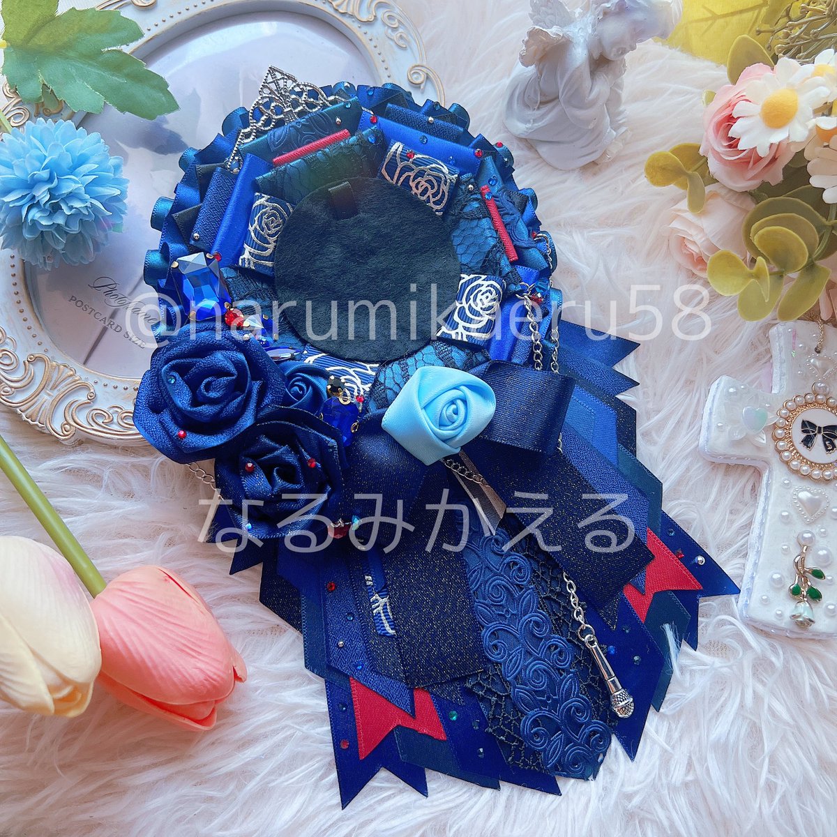SugarBOX_n's tweet photo. オーダー作品
ミディアムテールロゼット𓂃🥀𓈒𓏸
#オーダーロゼット  #オーダー受付中 #痛ロゼット  #量産型ヲタク #痛バ #ロ��ット #ハンドメイドアクセサリー   #硬質ケース  #硬質ケースデコ #カードケースデコ
#ロゼットオーダー #なるみかえるロゼット https://t.co/0ep6wFYx2g