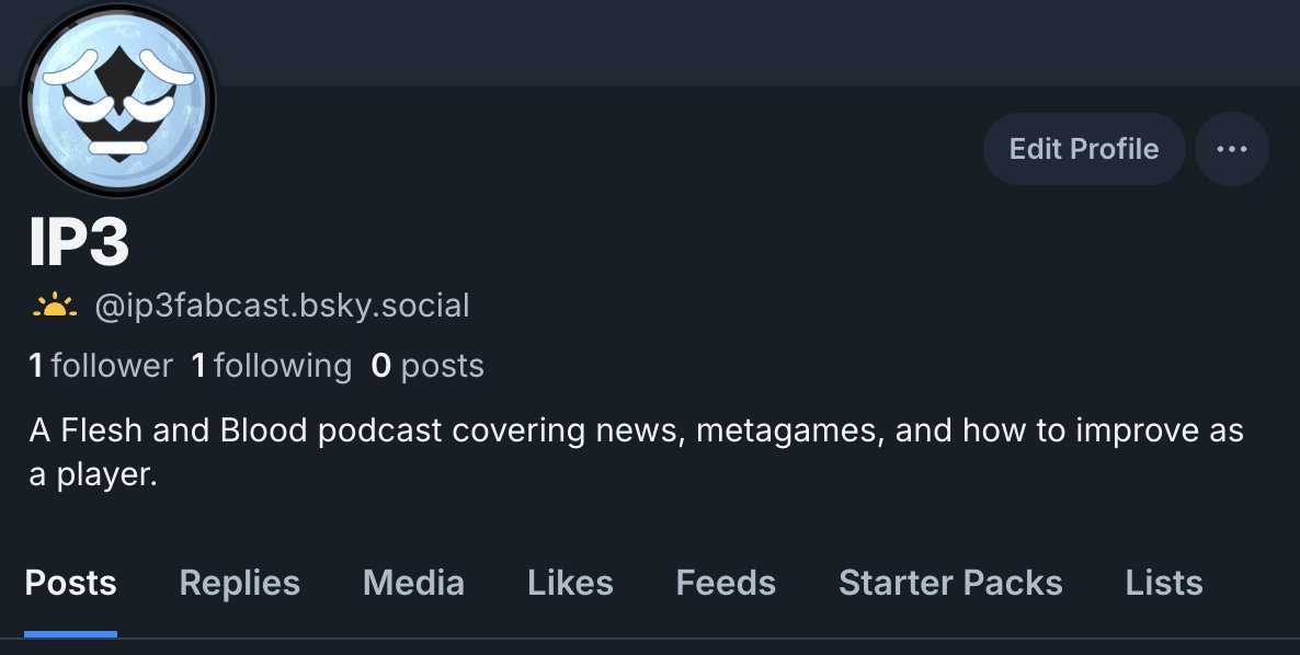 It would be like taking an IP3 not to join the movement...
