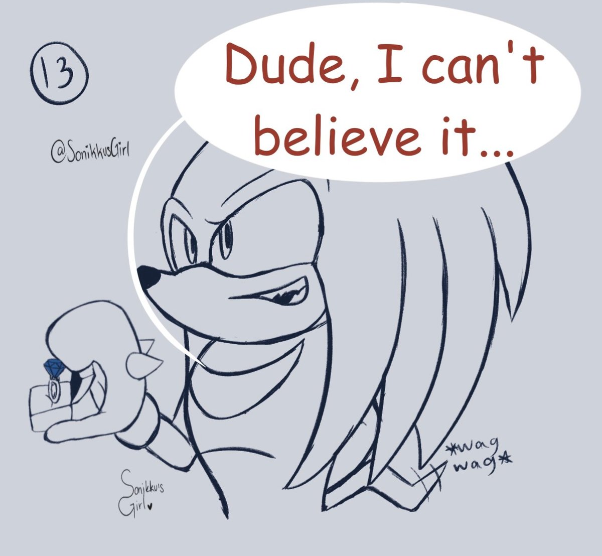 SonikkusGirl's tweet photo. 💙 Sonknux Week - Day 4 Your Choice: Suprise Final Part ❤️

#Sonknux #Sonuckles #Knuxonic #Sonknuxweek @sonknuxweek https://t.co/9v86p2OL73