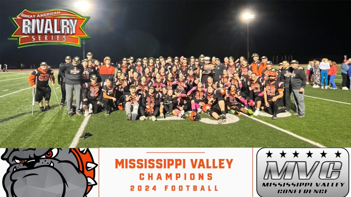 Waterloo 56
Mascoutah 28
Great American Rivalry Series Champions
5-1 MVC Record earns a share of the program's first MVC Championship since 2002.