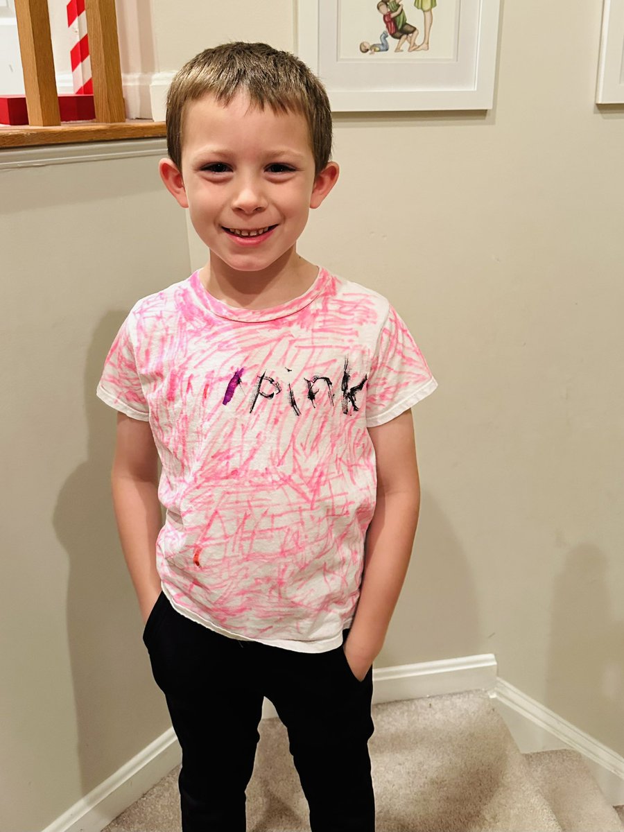 On Fridays we wear pink #LRElem #Breastcancerawareness
