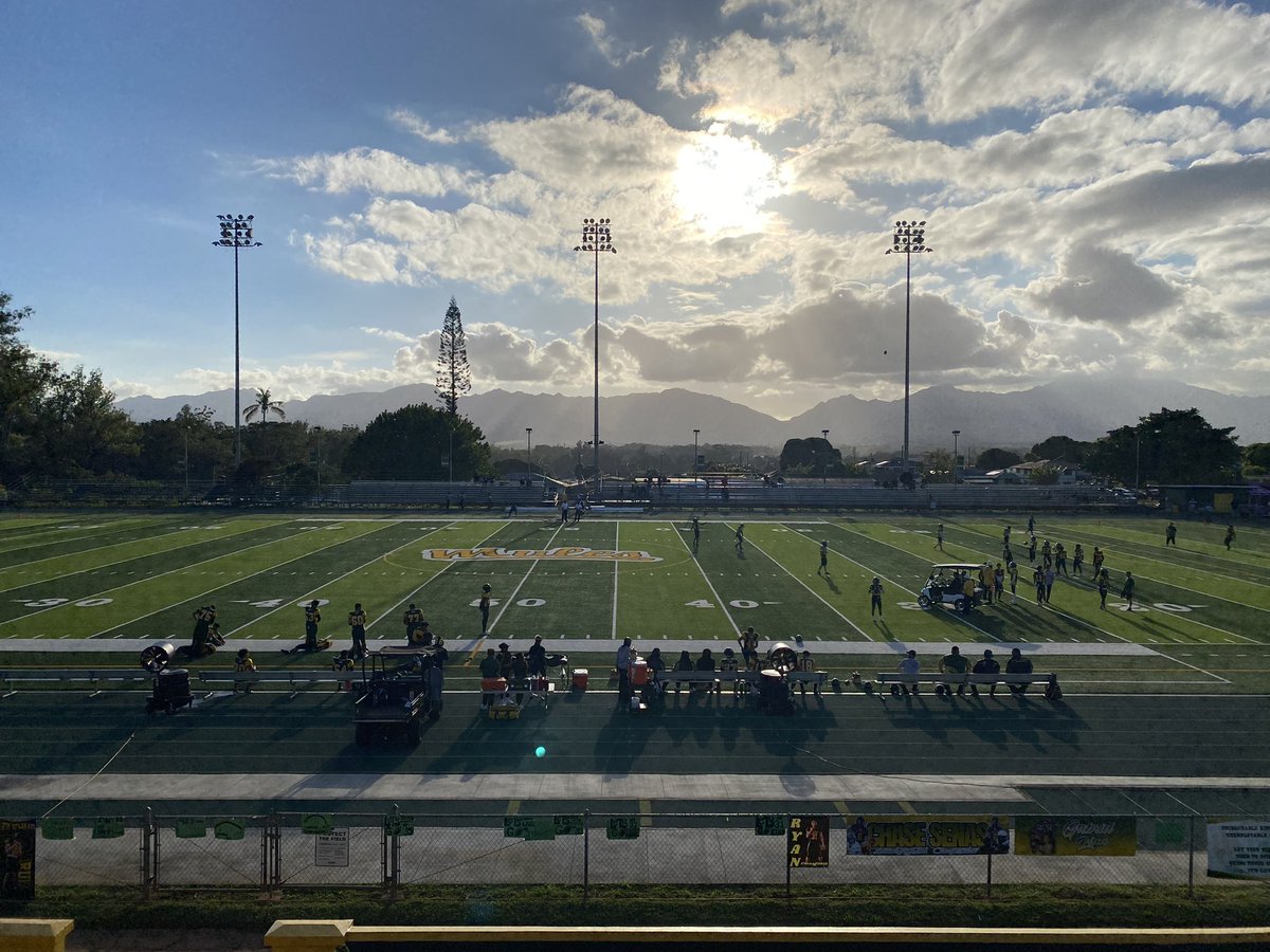 Hawaii Prep World (@hawaiiprepworld) on Twitter photo A glorious day for homecoming at Hugh Yoshida Stadium. Radford at Leilehua with first place in OIA D-I at stake.
Tons of food booths. The lumpia looks awesome. So does the freshly fried fish katsu (boys basketball). 2 woks!
<a href="/StarAdvertiser/">Star-Advertiser</a> <a href="/MulesAthletics/">Mules Athletics</a> <a href="/radfordhighrams/">Radford High</a> A glorious day for homecoming at Hugh Yoshida Stadium. Radford at Leilehua with first place in OIA D-I at stake.
Tons of food booths. The lumpia looks awesome. So does the freshly fried fish katsu (boys basketball). 2 woks!
<a href="/StarAdvertiser/">Star-Advertiser</a> <a href="/MulesAthletics/">Mules Athletics</a> <a href="/radfordhighrams/">Radford High</a>