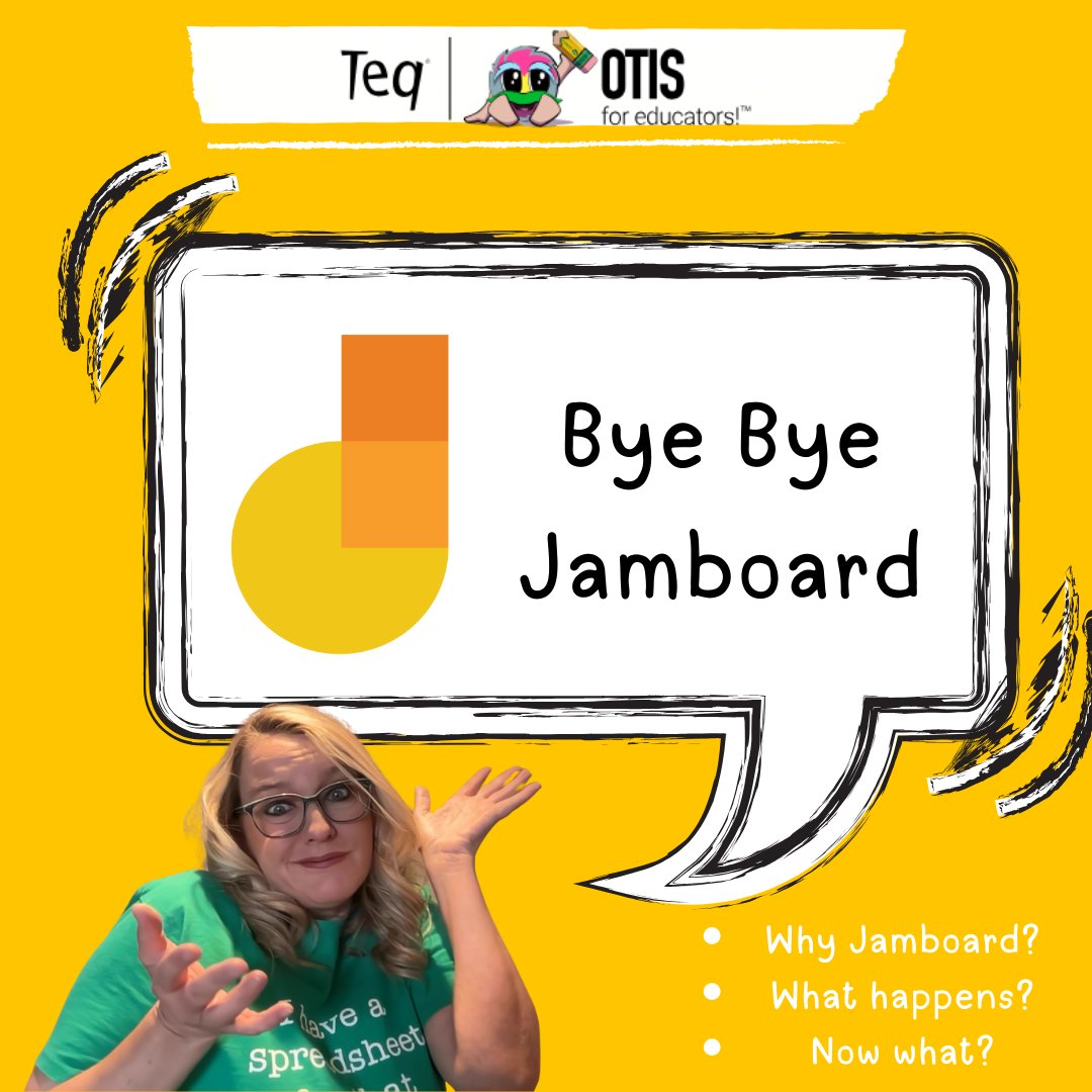 👋🏼 Bye Bye Jamboard  with Alice Keeler 
- Alternative to using Jamboard

 alicekeeler.com/2023/12/12/bye…

🛑 What should you do with your Jams?
🤷‍ What do you do now?
🟣 What makes it great for teaching?

#GoogleEDU #GoogleJamboard @otis4educators