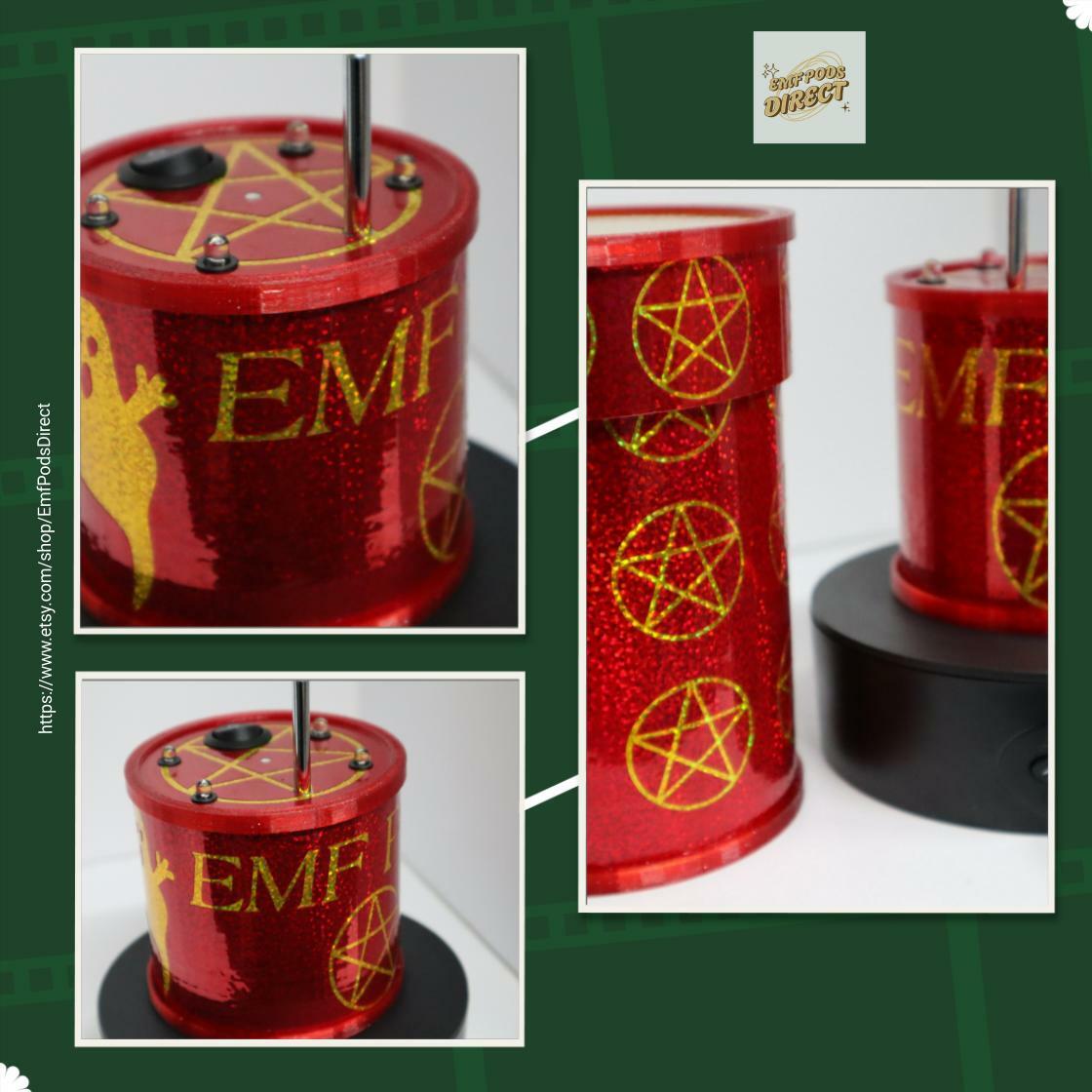 Top offer of the season! Red EMF Pod REM Device Vinyl Wrapped Pentagram, Ghost Hunting Tool, Paranormal Detection Gear, Spirit Communication, EMF Field Detector, now at an exclusive price of £120.00
emfpodsdirect.etsy.com/listing/171840…
#ParanormalTools #SpiritCommunication