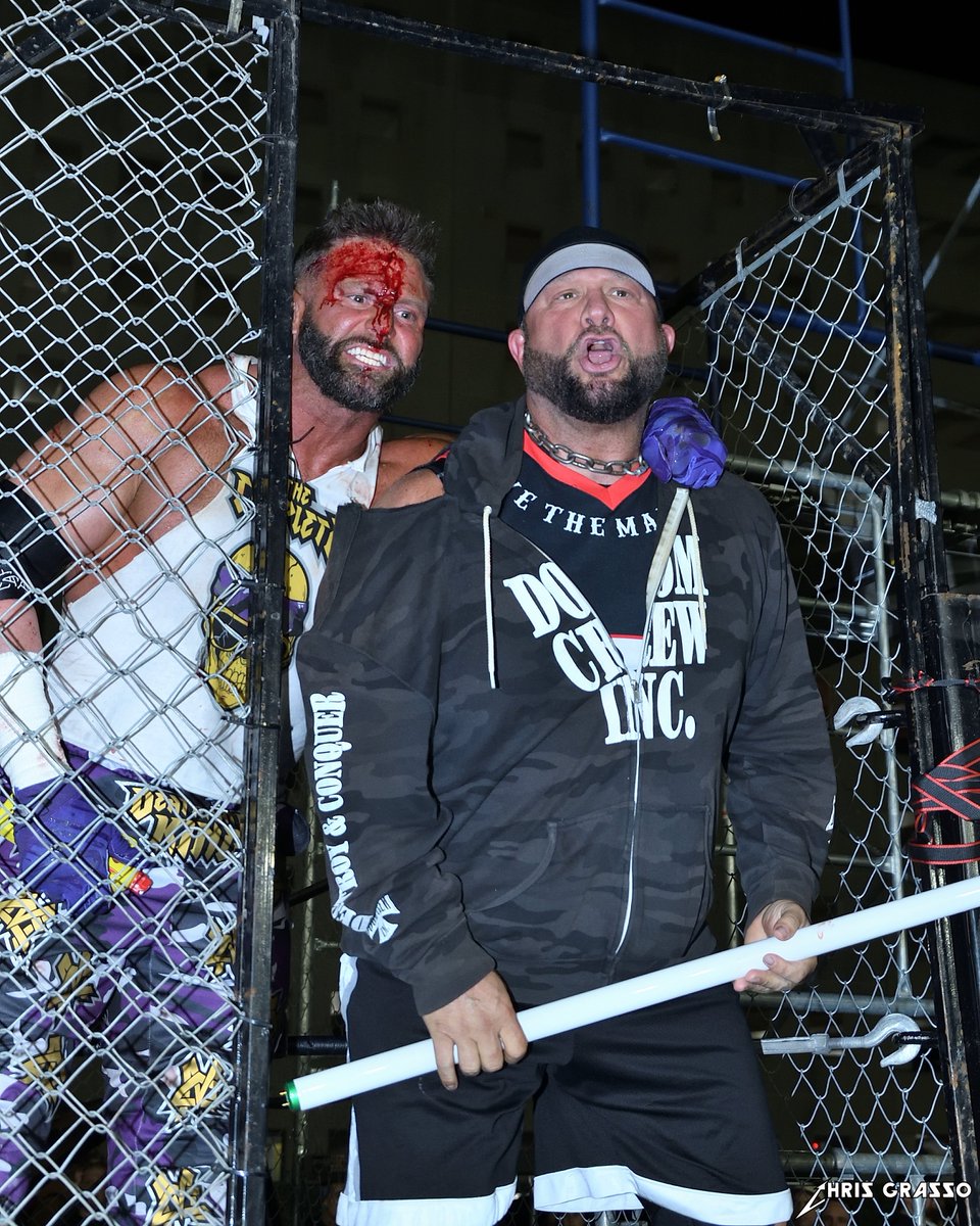 Ringsideguy's tweet image. From @GCWrestling_ #GCWArtOfWar #DAY1 #Showboat #AtlanticCity #Match8 @TheMattCardona @bullyray5150