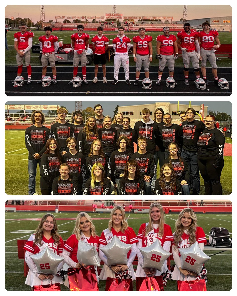 BHSRedmen's tweet photo. Thank you to all of our seniors who played and performed for the final time at home tonight! We appreciate you! #BHSPride🅱️ https://t.co/syusOy7zgV