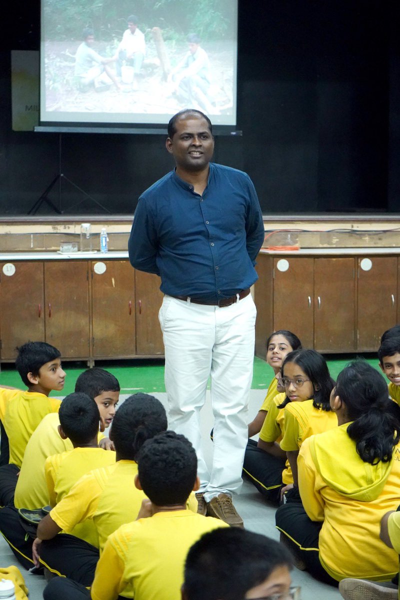 Loved sharing my science journey with the curious 6th graders at Millennium
School, Pune ! #STEM #InspiringYoungMinds