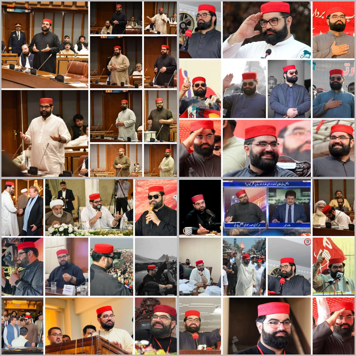 AMuhammad69533's tweet photo. صدر صیب @AimalWali چې کله نه سينيټر شوې دې نو تاسو به کتلې وي که سینټ اجلاس وي, که پوډکاسټ، میټنګ یا انټرويو وغيره وي نو هر ځاې کې سره ټوپئ  اچولې وي, چې ګوند شناحت نښه دې, ډېره مزه ورسره کوي. پکار ده چې د ګوند نور ليډرشپ نه تر ورکرز پورې هم داسې کوی.
1/2 https://t.co/x6OCfjjQqo