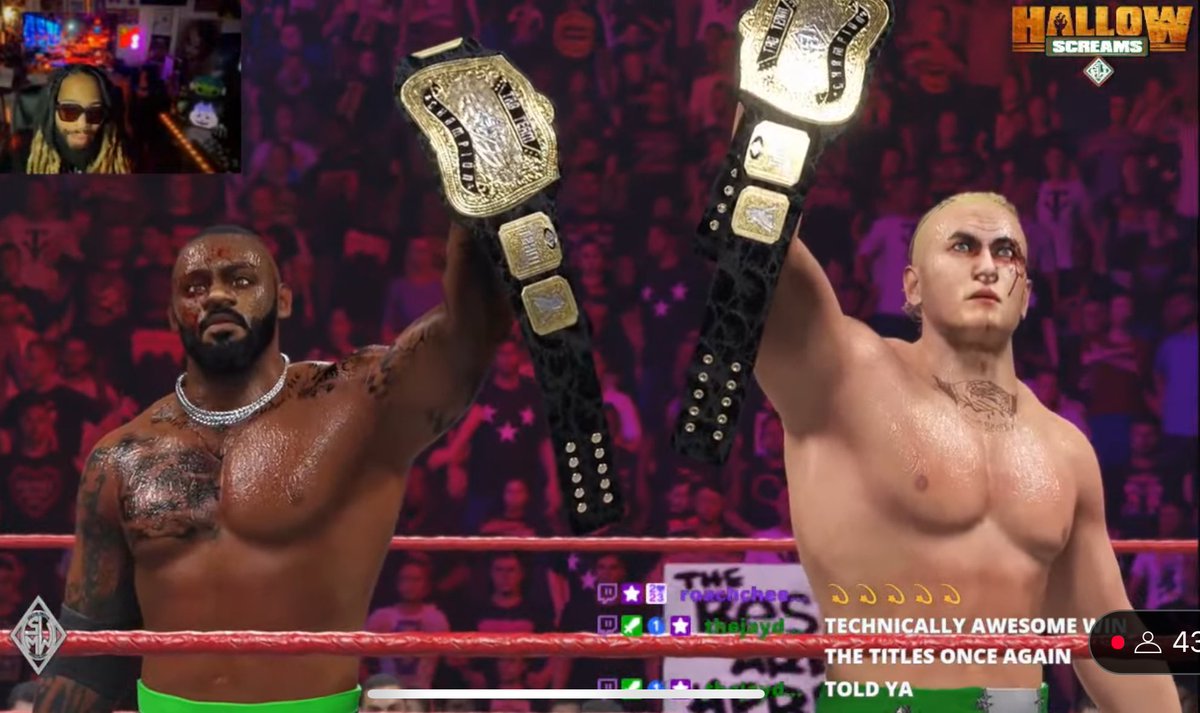 TimCreed21's tweet photo. @TrulyBlessed_kr @SMW2K The blood of MPR runs deep within the tag team division. And the tag team division is back to how it’s supposed to. Technically Awesome #2time @SMW2K https://t.co/zFv9nymofn