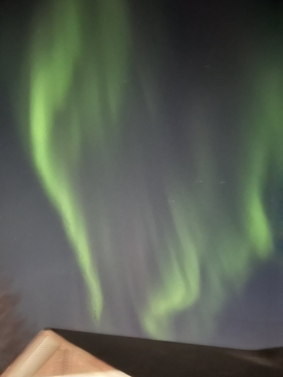 Wolfkitten85's tweet photo. Need a better phone camera one day for these sort of nights. #Yellowknife #NWT https://t.co/rV2EJxIA1l