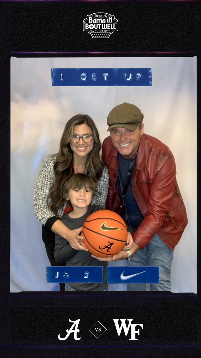 CarlaHB_UA's tweet photo. Inaugural #BamaInBoutwell v. Wake Forest.  @AlabamaMBB got the W, and LB got two hotdogs! 🌭 🏀 #RTR @hibbettsports https://t.co/hx8Ordnfw6
