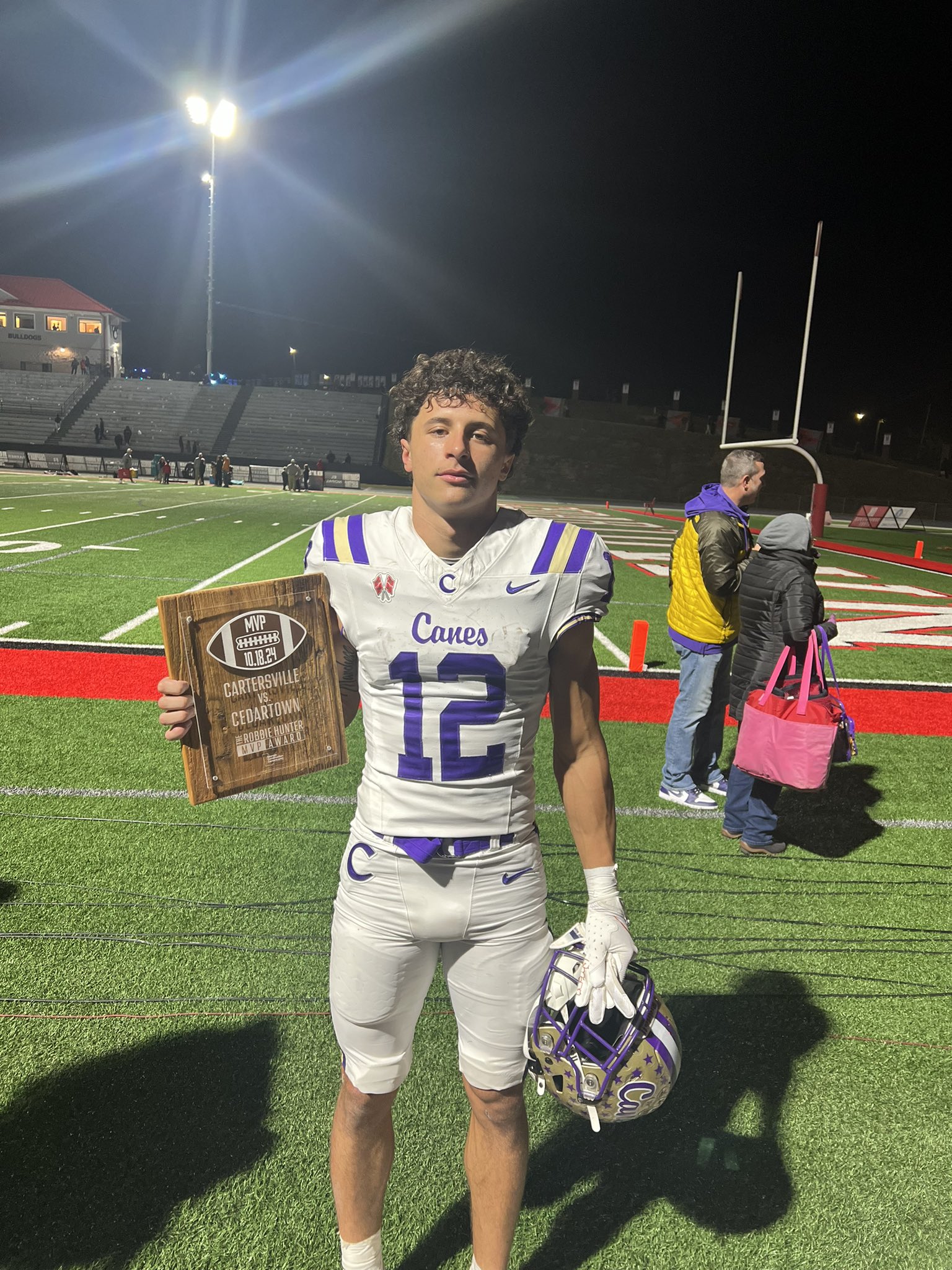 Najeh Wilkins on X: "A name to know: Cartersville WR Brady Marchese  (@BradyMarchese1) He put on an absolute show tonight and is a P4 player.  Marchese won Robbie Hunter MVP Award tonight.