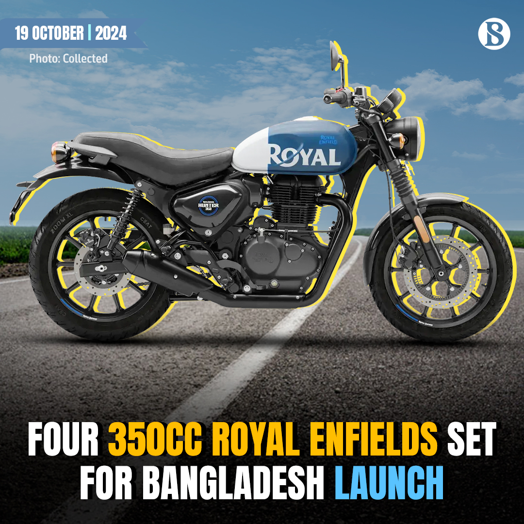 tbsnewsbd's tweet photo. The new generation Royal Enfield models carry the iconic legacy alongside ensuring a smoother performance, according to test riders

Link in Comments

#350cc #royalenfield #MotorcycleLaunch #ifadauto #TBSNews https://t.co/9tU8CViu6N