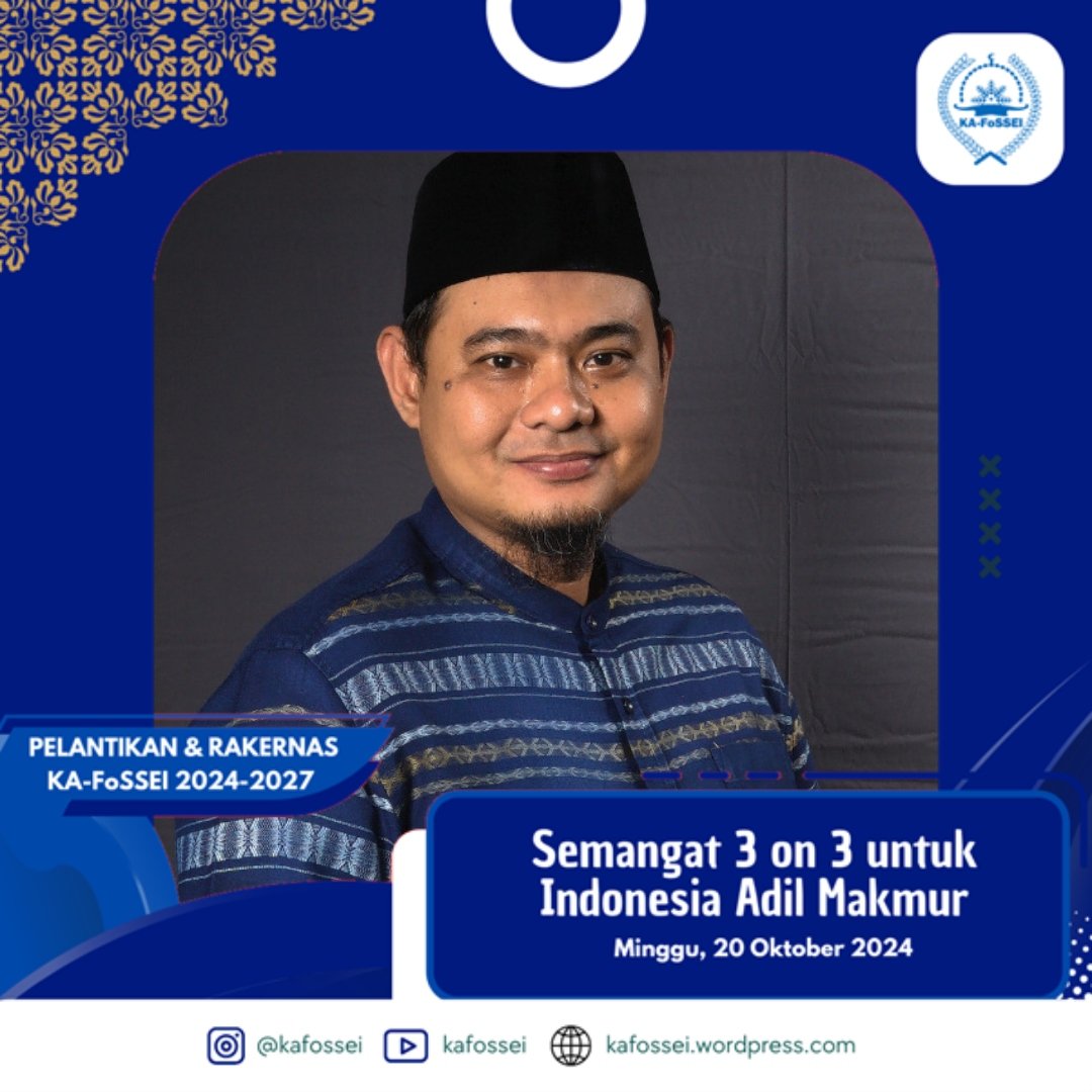 Mengakselerasi, Memfasilitasi dan Mengintegrasikan sumber daya Alumni FoSSEI utk melanjutkan perjuangan mengawal eksyar utk memberikan manfaat besar bagi peradaban.