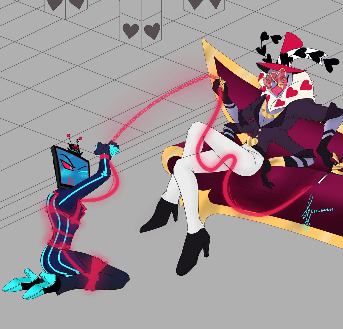 Ese_hachee's tweet photo. #VoxSwitchWeek #VoxSwitchWeek2024

Día 2: Bondage/wireplay

#HazbinHotel #MothStatic #StaticMoth #Valvox #Voxval https://t.co/1pcFL4PMmi