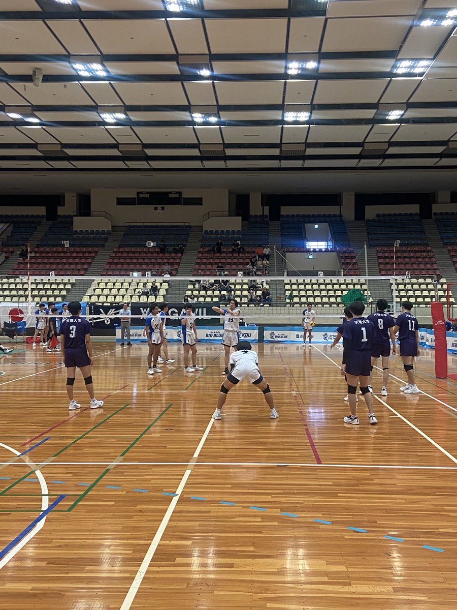 kansaiuvf's tweet photo. 【RIGAVIL CUP2024　秋季リーグ戦】
男子1部
Aコート　第1試合
天理大学ー京都産業大学

3-0
30-28
25-20
25-22

#関西大学バレーボール連盟
#関西学連 #秋季リーグ戦
#バレーボール
#Riche https://t.co/VZzc6EmNBG