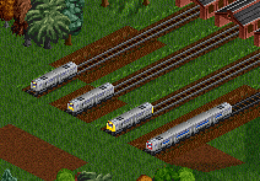 Looks so much better now, and its set up to do liveries better :3

Before you could only have Silver/Yellow, but I added a CC1 stripe , and the front is now CC2, so now it better supports company colours.

I also might do some weird liveries, a silver fern in Candy might be cool.