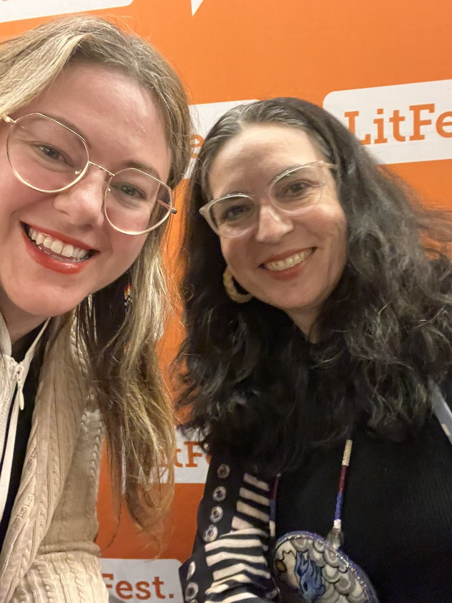 So amazing to get to spend time with <a href="/TanyaTalaga/">Tanya Talaga</a> at <a href="/LitFestYEG/">LitFestYEG</a>

And her inscription 😭 

But her book