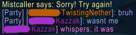WarcraftMeme's tweet photo. Never running Mists with my mate again #warcraft https://t.co/VK35y0UaAK