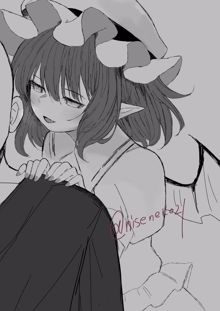 新刊はこんな感じのモノクロイラスト本です
全て描き下ろしです 