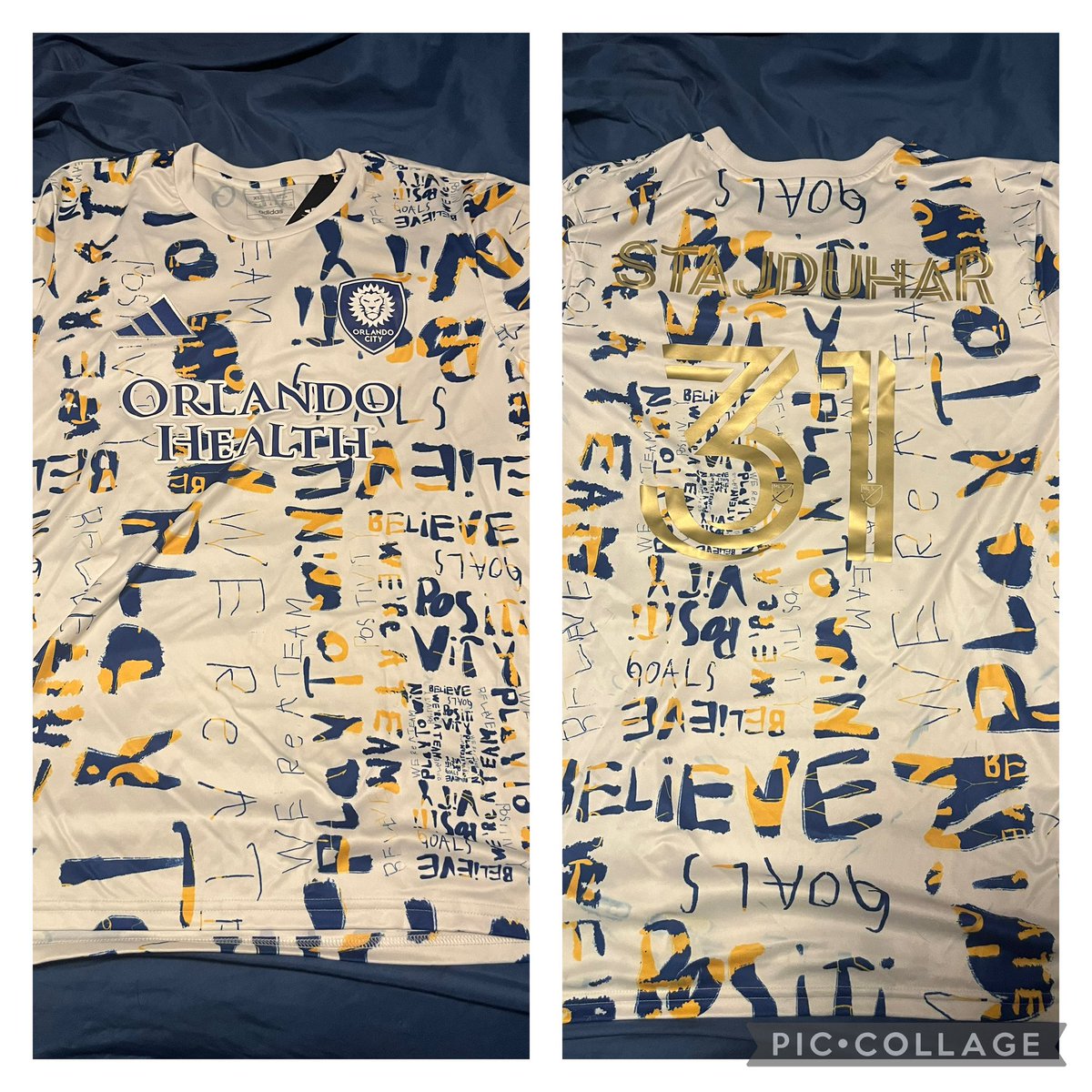 Myers22Tim's tweet photo. This years kicks for cancer kit i honor Mason the goalkeeper for OCSC that beat cancer https://t.co/VeIUlLLqJk