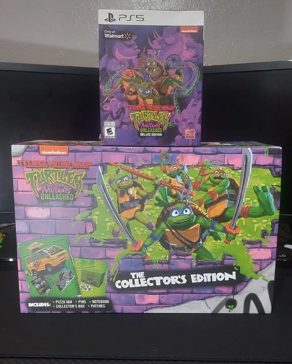 ToonzStash's tweet photo. The day has arrived! Came home from work to see this beauty! I can't wait to hop in and save NYC with four amazing turtles! 🐢🐢🐢🐢

@TMNT @Outright_Games @Nickelodeon @Playstation @Walmart @GameStop #TMNT #TMNTMutantsUnleashed 
#Playstation #TMNTCollectors #GameStop #Walmart https://t.co/M7VSN3P4Kt