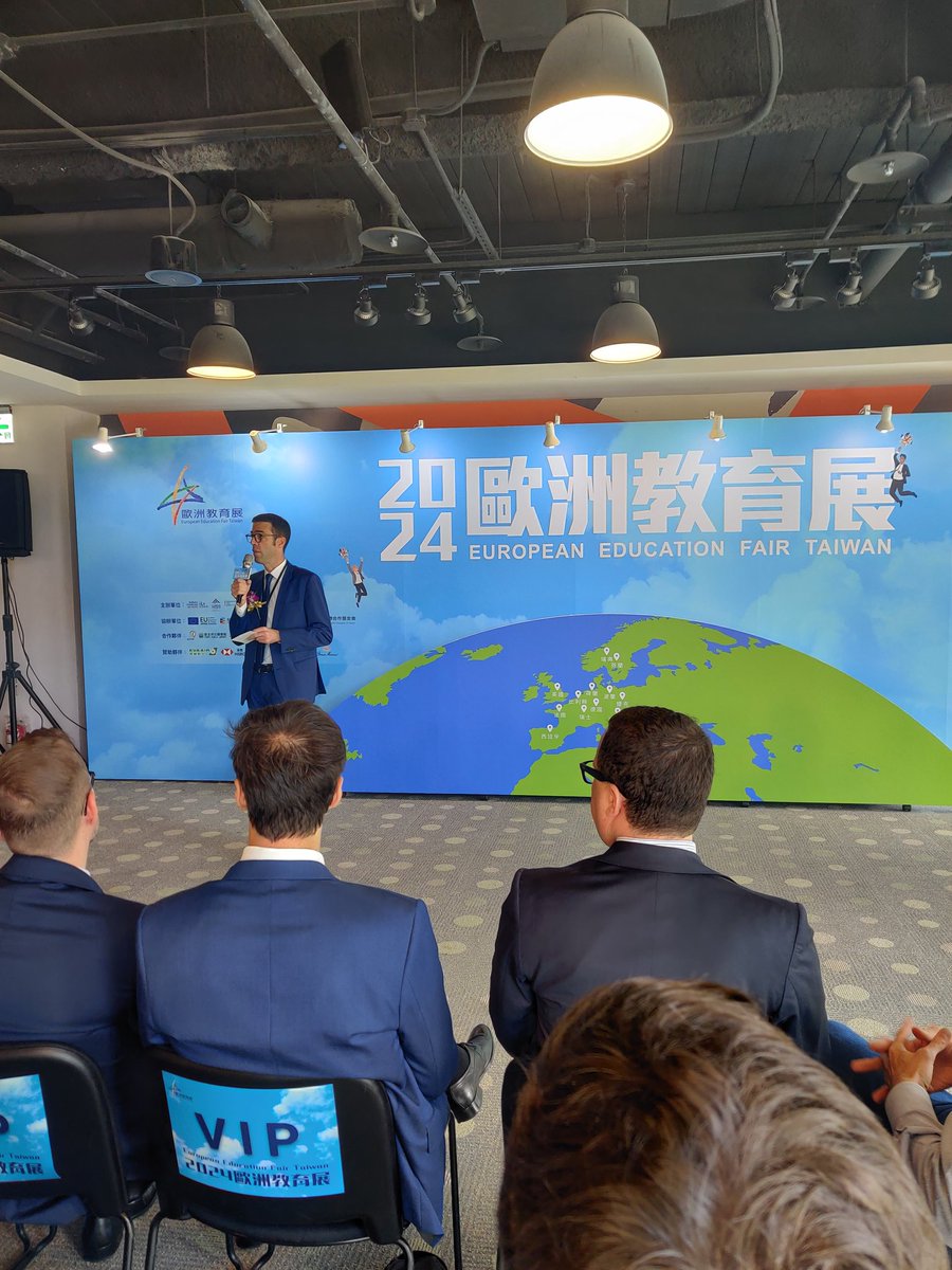 PromoAsie's tweet photo. 🔵 🔴  European Education Fair Taiwan 2024  🇨🇵 🇹🇼
🗓️ Saturday - Sunday, oct 19-20
📍Taipei 
✨ 25 French HEIs
Opening ceremony and
Inauguration speech by M. Franck Paris, Director of the French Office in Taipei
@CampusFrance https://t.co/TnJowVsfln
