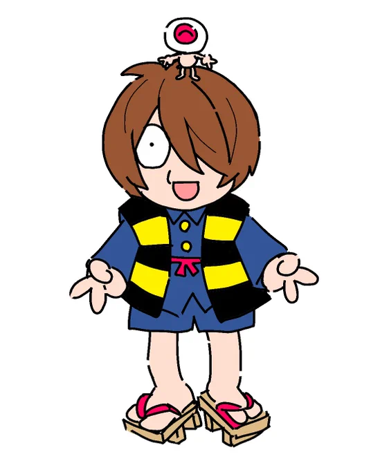 ギャルピースする鬼太郎かわいい 