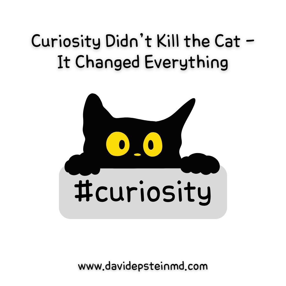 DavidEpsteinMD's tweet photo. I challenge the old saying, “Curiosity killed the cat.” Curious minds don’t just accept things at face value—they ask questions, dig deeper, and uncover new possibilities. Ready to rethink curiosity?
#CuriosityIsKey #PersonalGrowth #LifelongLearning #AskQuestions #curiosity https://t.co/n8cDrihLGF