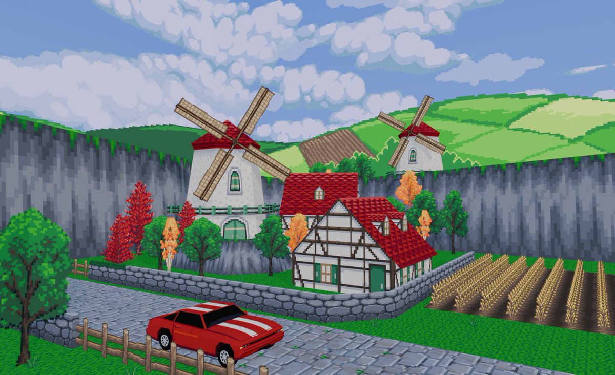 gamekrazzy's tweet photo. Last diorama for you guys #3dartwork #gamedev #pixelart #blender #roadlike
And like always, don't forget to follow our dev page @ReliablePluServ for more updates on the game! https://t.co/SIEE5saIbI