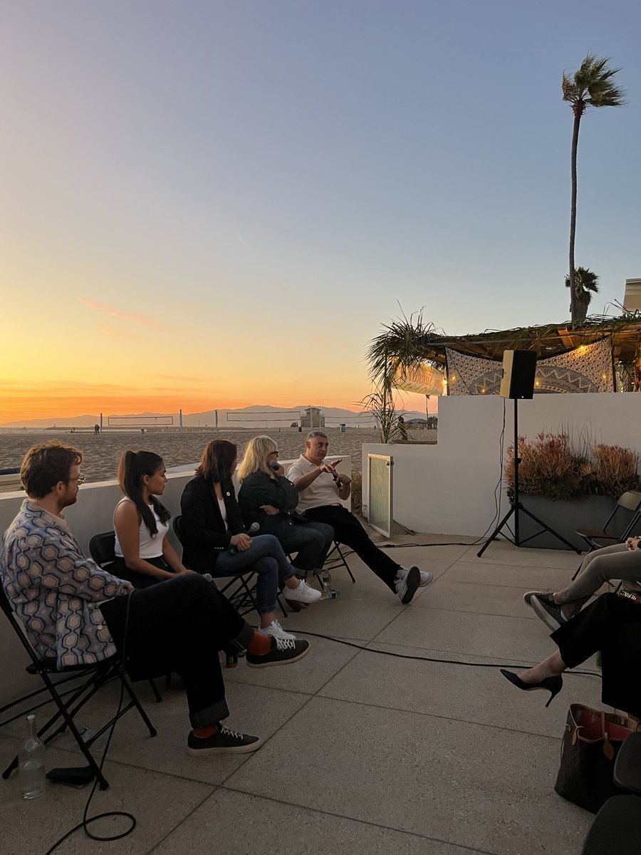 Techweek_'s tweet photo. Amidst a stunning backdrop, an impactful evening of dialogue unfolded around Responsible AI, featuring insights from leaders in government, industry, and academia. 🌍 Panelists stressed the importance of collaboration across sectors to guide the future of AI ethics. #LATechWeek @AILA_Community