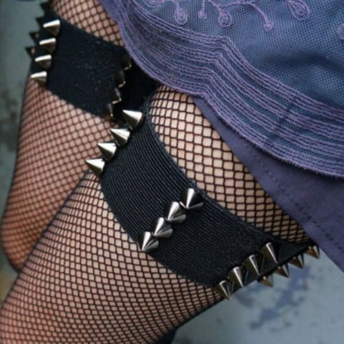 I just received 'Spiked' Leg Garter Pair by Rags n Rituals from Anonymous via Throne. Thank you! throne.com/8bitkitten #Wishlist #Throne