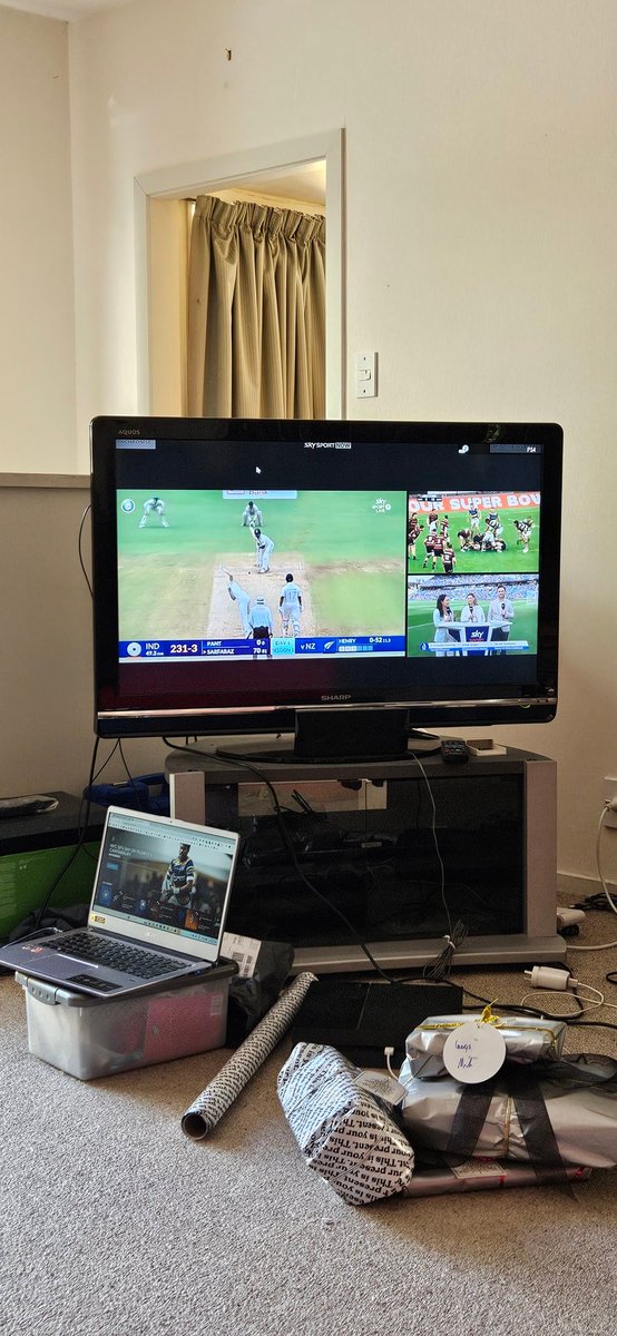 MarkCurrieNZ's tweet photo. Wee bit on eh? #INDvsNZ #BAYvCAN #AFCvBRI https://t.co/54SpUUr214