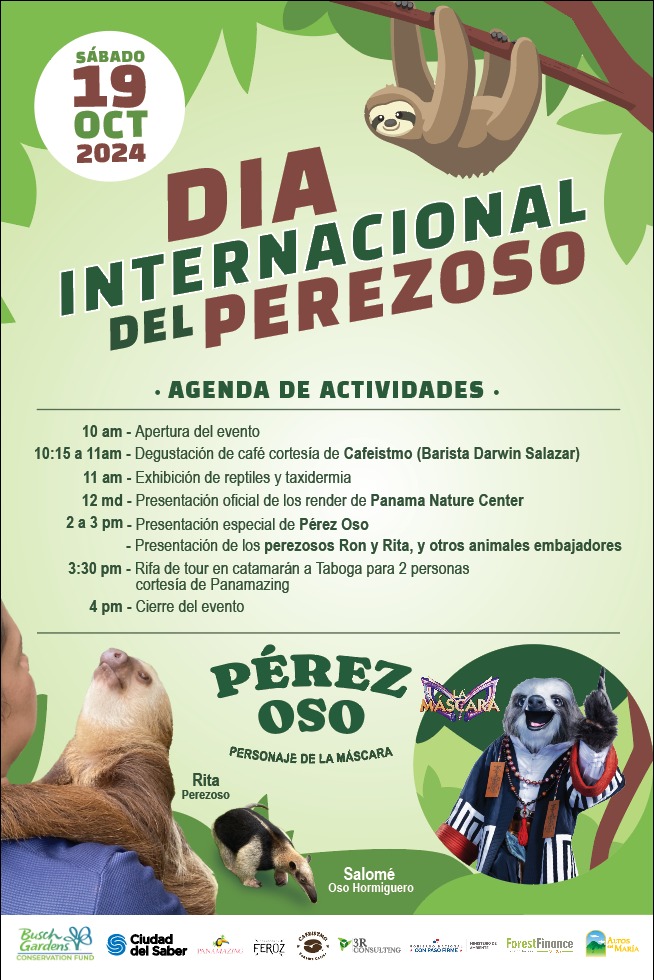 Estamos celebrando el Día Internacional del #perezoso 
#slothday
#díainternacionaldelperezoso