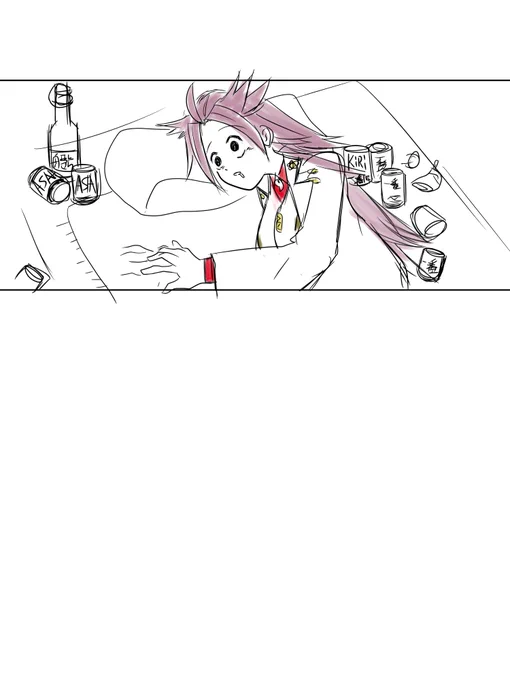 望月さん原液がガチのアル中になった隼鷹に見えたので似せて描いてたら、余りにも笑えなくなってしまいここまでとする。 
