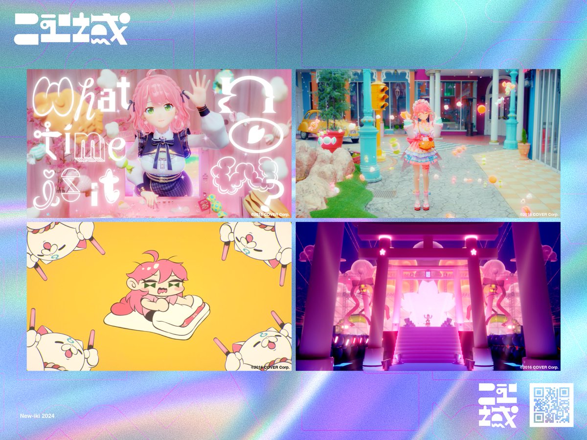 WORKS

#さくらみこ［ 1135 ］MV
youtube.com/watch?v=6UFDwp…

ニュー域の吉川エリとウチボリシンペがダブル監督しました。
また、グラフィックデザインや2Dアニメーション、編集まで担当しています。