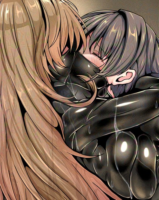 アオイ×レナ マスク越しにキス ちょっと強引な感じにキスしてる感じ。
学習阻害フィルター無しの、
フルバージョンはこちらから 
ファンティア https://t.co/7RbNGP9C0z
ファンボックス https://t.co/V3RpvgHHra 