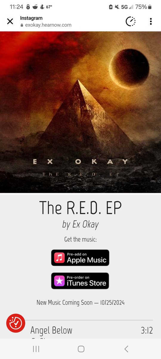 The pre-order is out now🤘🖤🤘
exokay.hearnow.com