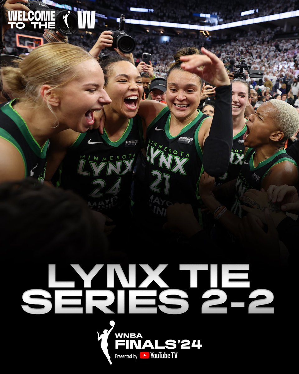 See you Sunday 🫡

#WNBAFinals presented by <a href="/YouTubeTV/">YouTube TV</a>