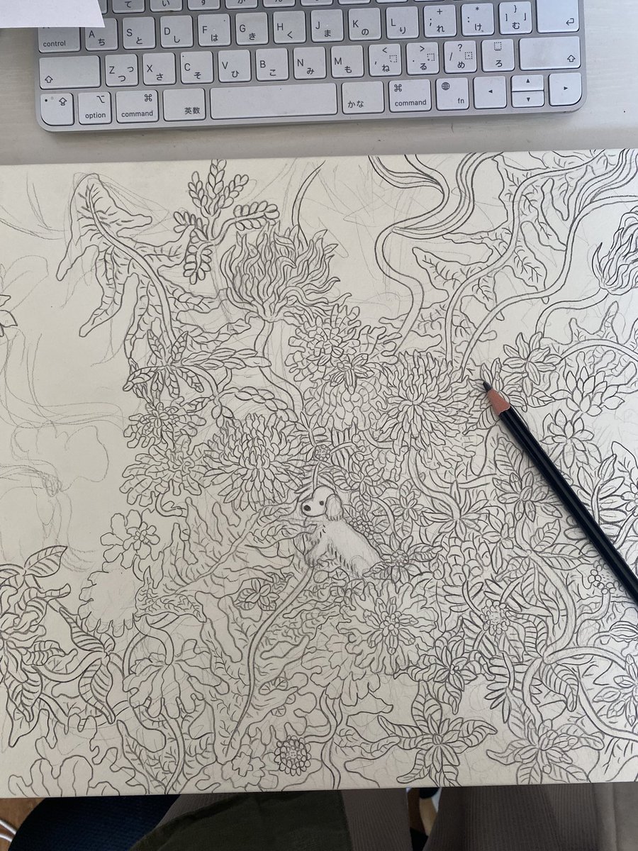 線画〜 うねうね 