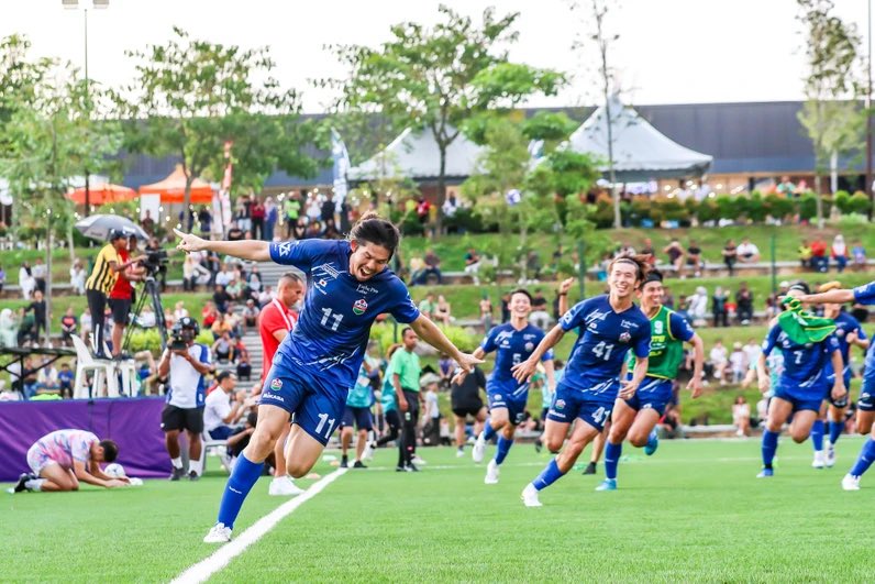 japan_football7's tweet photo. 【スポーツナビ掲載✍️】
アジア２連覇のソサイチ日本代表。主将・阿部「次は世界」

https://t.co/eoOqEtN0A9

コメント💬
中本真彰／関根友弥／加部未蘭／阿部正紀／
コスタ・ケラー

#ソサイチ日本代表
#Asia7sChampionship https://t.co/8D1XEkN7TY